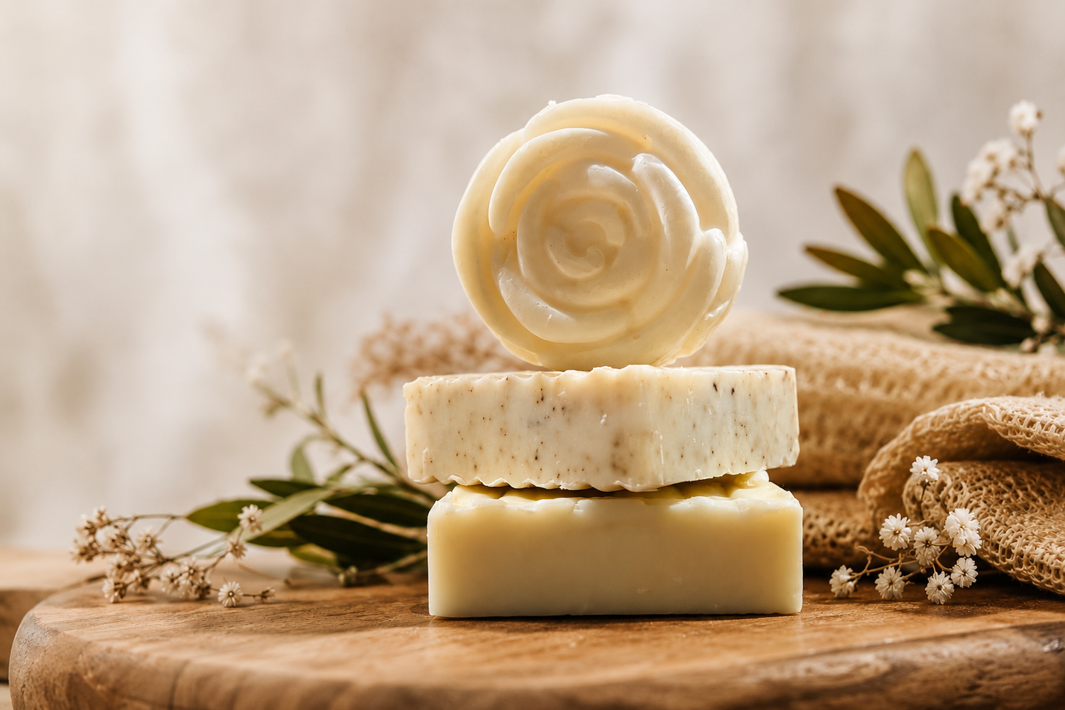Natural Soaps, gentle cleansing for everyday skin.